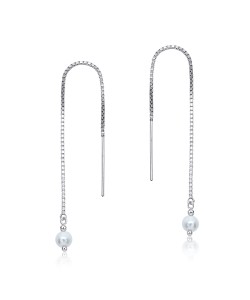 Silver Chain Earring ECD-5-01